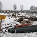 19.02.2021 Kazimierza Wielka. Budowa obwodnicy / Marta Gajda / Radio Kielce