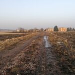 25.02.2021 Gorysławice. Tereny pod budowę osiedla domków jednorodzinnych / Marta Gajda / Radio Kielce