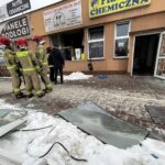 16.02.2021 Kielce. Wybuch w pralni chemicznej przy ul. Warszawskiej / Jarosław Kubalski / Radio Kielce