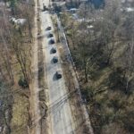 25.02.2021 Skarżysko -Kamienna. Wycinka drzew przy ulicy Piłsudskiego / Jarosław Kubalski / Radio Kielce