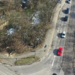 25.02.2021 Skarżysko -Kamienna. Wycinka drzew przy ulicy Piłsudskiego i Niepodległości / Jarosław Kubalski / Radio Kielce