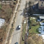 25.02.2021 Skarżysko -Kamienna. Wycinka drzew przy ulicy Piłsudskiego / Jarosław Kubalski / Radio Kielce