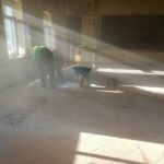 26.02.2021. Piekoszów. Remont budynku Biblioteki Centrum Kultury w Piekoszowie / piekoszow.pl