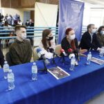 15.02.2021 Kielce. Kielecki Teatr Tańca. Konferencja prasowa przed premierą spektaklu "Wieczór młodych choreografów" / Jarosław Kubalski / Radio Kielce