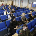 19.02.2021 Kielce. Starostwo powiatowe. Spotkanie z kierownikami rejonowych ośrodków szkolenia zawodowego młodzieży / Jarosław Kubalski / Radio Kielce