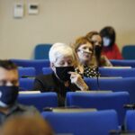 19.02.2021 Kielce. Starostwo powiatowe. Spotkanie z kierownikami rejonowych ośrodków szkolenia zawodowego młodzieży / Jarosław Kubalski / Radio Kielce