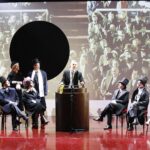 24.02.2021 Kielce. Teatr im. Stefana Żeromskiego. Próba medialna przed premierą sztuki "Klątwa rodziny Kennedych" / Jarosław Kubalski / Radio Kielce