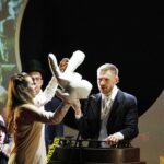 24.02.2021 Kielce. Teatr im. Stefana Żeromskiego. Próba medialna przed premierą sztuki "Klątwa rodziny Kennedych" / Jarosław Kubalski / Radio Kielce