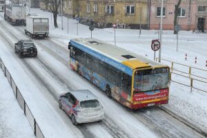 08.02.2021. Kielce. Ulica Źródłowa / Piotr Kwaśniewski / Radio Kielce