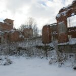 31.01.2021. Lasocin. Zespół pałacowy / Robert Felczak / Radio Kielce