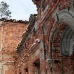 31.01.2021. Lasocin. Zespół pałacowy / Robert Felczak / Radio Kielce