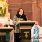 11.02.2021 Sandomierz. Nabożeństwo w kościele Świętego Ducha z okazji Światowego Dnia Chorych / Krzysztof Bujnowicz / Radio Kielce