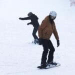 20.02.2021 Kielce. Stok na Stadionie. Zima. Narciarze / Jarosław Kubalski / Radio Kielce