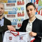 24.02.2021 Sandomierz. Na zdjęciu (od lewej): Sławomir Gągorowski - wiceprezes Wisły i Jan Bieniek / Wisła Sandomierz