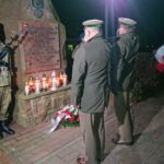 28.02.2021. Ostrowiec Świętokrzyski. Uroczystości upamiętniające żołnierzy wyklętych / Emilia Sitarska / Radio Kielce