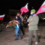 28.02.2021. Ostrowiec Świętokrzyski. Uroczystości upamiętniające żołnierzy wyklętych / Emilia Sitarska / Radio Kielce