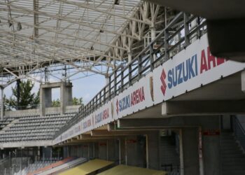 Stadion Suzuki Arena / Wiktor Taszłow / Radio Kielce