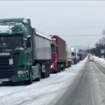 08.02.2021. Kostomłoty. Droga krajowa nr 74 / Wiktor Taszłow / Radio Kielce