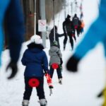 14.02.2021 Kielce. Stok narciarski na Stadionie / Wiktor Taszłow / Radio Kielce