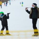 14.02.2021 Kielce. Stok narciarski na Stadionie / Wiktor Taszłow / Radio Kielce