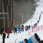 14.02.2021 Kielce. Stok narciarski na Stadionie / Wiktor Taszłow / Radio Kielce