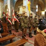 14.02.2021 Kielce. Bazylia katedralna. Msza święta w rocznicę powstania Armii Krajowej / Wiktor Taszłow / Radio Kielce