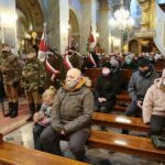 14.02.2021 Kielce. Bazylia katedralna. Msza święta w rocznicę powstania Armii Krajowej / Wiktor Taszłow / Radio Kielce