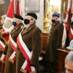 14.02.2021 Kielce. Bazylia katedralna. Msza święta w rocznicę powstania Armii Krajowej / Wiktor Taszłow / Radio Kielce