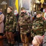 14.02.2021 Kielce. Bazylia katedralna. Msza święta w rocznicę powstania Armii Krajowej / Wiktor Taszłow / Radio Kielce