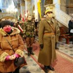 14.02.2021 Kielce. Bazylia katedralna. Msza święta w rocznicę powstania Armii Krajowej / Wiktor Taszłow / Radio Kielce