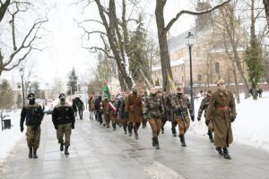 14.02.2021 Kielce. Uroczystości w rocznicę powstania Armii Krajowej / Wiktor Taszłow / Radio Kielce