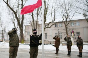 14.02.2021 Kielce. Uroczystości w rocznicę powstania Armii Krajowej / Wiktor Taszłow / Radio Kielce