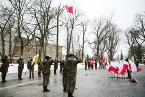 14.02.2021 Kielce. Uroczystości w rocznicę powstania Armii Krajowej / Wiktor Taszłow / Radio Kielce