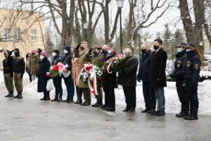 14.02.2021 Kielce. Uroczystości w rocznicę powstania Armii Krajowej / Wiktor Taszłow / Radio Kielce