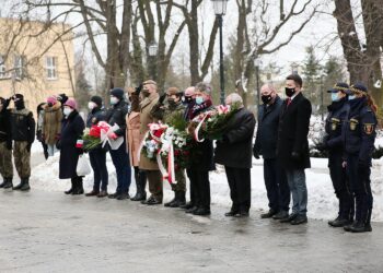 14.02.2021 Kielce. Uroczystości w rocznicę powstania Armii Krajowej / Wiktor Taszłow / Radio Kielce