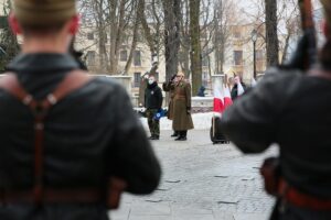 14.02.2021 Kielce. Uroczystości w rocznicę powstania Armii Krajowej / Wiktor Taszłow / Radio Kielce