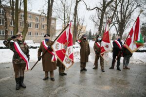 14.02.2021 Kielce. Uroczystości w rocznicę powstania Armii Krajowej / Wiktor Taszłow / Radio Kielce