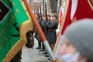 14.02.2021 Kielce. Uroczystości w rocznicę powstania Armii Krajowej / Wiktor Taszłow / Radio Kielce