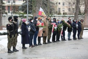 14.02.2021 Kielce. Uroczystości w rocznicę powstania Armii Krajowej / Wiktor Taszłow / Radio Kielce