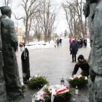 14.02.2021 Kielce. Uroczystości w rocznicę powstania Armii Krajowej. Na zdjęciu: Krzysztof Słoń - senator / Wiktor Taszłow / Radio Kielce