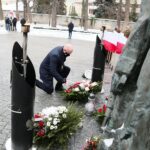 14.02.2021 Kielce. Uroczystości w rocznicę powstania Armii Krajowej. Na zdjęciu: Rafał Nowak - wicewojewoda świętokrzyski / Wiktor Taszłow / Radio Kielce