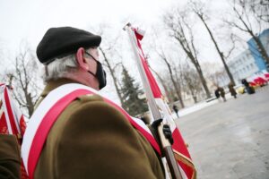 14.02.2021 Kielce. Uroczystości w rocznicę powstania Armii Krajowej / Wiktor Taszłow / Radio Kielce