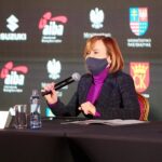 15.02.2021. Kielce. Konferencja dotycząca Młodzieżowych Mistrzostw Świata w boksie w Kielcach. Na zdjęciu: Piotr Dulnik - prezes Suzuki Motor Poland / Wiktor Taszłow / Radio Kielce