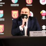 15.02.2021. Kielce. Konferencja dotycząca Młodzieżowych Mistrzostw Świata w boksie w Kielcach. Na zdjęciu: Anna Krupka - wiceminister sportu / Wiktor Taszłow / Radio Kielce