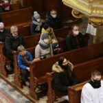 17.02.2021 Kielce. Bazylika katedralna. Msza święta w Środę Popielcową / Wiktor Taszłow / Radio Kielce