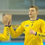 18.02.2021. Kielce. Liga Mistrzów. Mecz Łomża Vive Kielce - Elverum Handball / Wiktor Taszłow / Radio Kielce