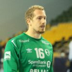 18.02.2021. Kielce. Liga Mistrzów. Mecz Łomża Vive Kielce - Elverum Handball / Wiktor Taszłow / Radio Kielce