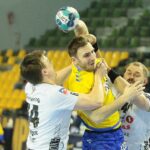 18.02.2021. Kielce. Liga Mistrzów. Mecz Łomża Vive Kielce - Elverum Handball / Wiktor Taszłow / Radio Kielce