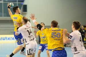 18.02.2021. Kielce. Liga Mistrzów. Mecz Łomża Vive Kielce - Elverum Handball / Wiktor Taszłow / Radio Kielce