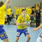 18.02.2021. Kielce. Liga Mistrzów. Mecz Łomża Vive Kielce - Elverum Handball / Wiktor Taszłow / Radio Kielce